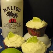 Malibu Pina Colada Cupcakes