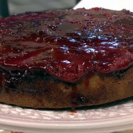 Plum and Cinnamon Upsidedown Cake