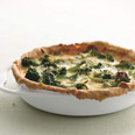 Broccoli Garlic Quiche