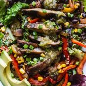Grilled Veggie Fajita Salad