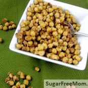 Garlic Parmesan Roasted Chickpea Snack