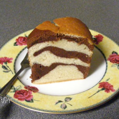 Marbled Million Dollar Pound Cake