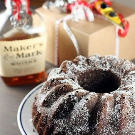 Maker’s Mark Bourbon-Soaked Dark Chocolate Bundt Cake