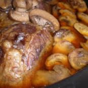 Mushroom Slow Cooker Roast Beef