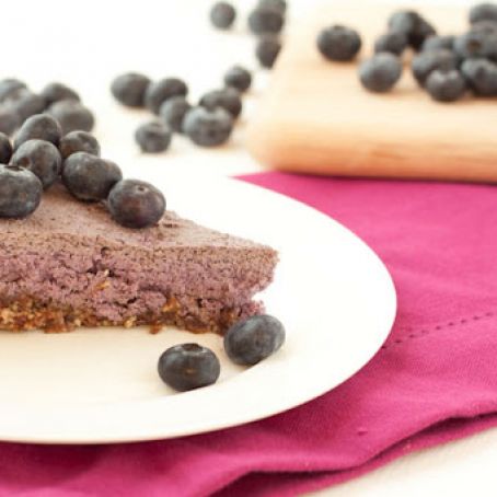 No Bake Blueberry Cream Pie