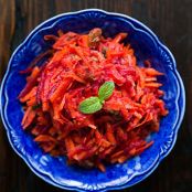 Moroccan Grated Carrot and Beet Salad