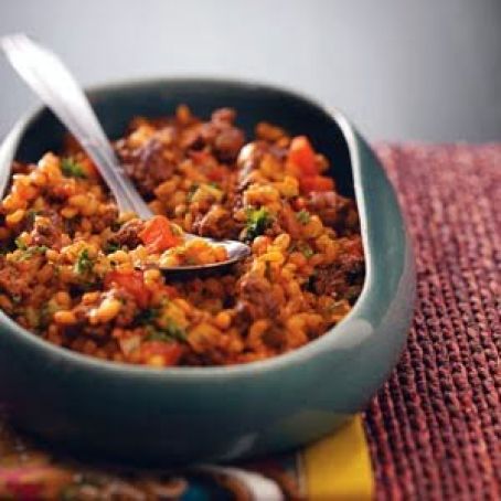Barley Beef Skillet