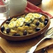 PORTUGUESE GRATIN OF SALT COD & POTATOES