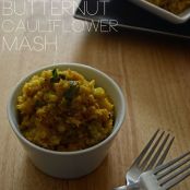 Roasted coconut Curry Butternut Squash and Cauliflower Mash