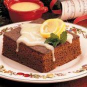 Gingerbread with Lemon Sauce