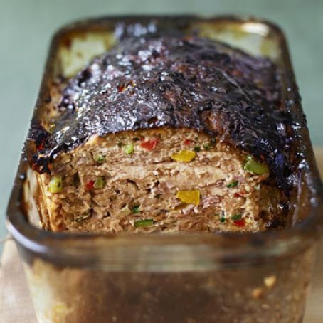 Bobby's Vegetable Meatloaf with Balsamic Glaze