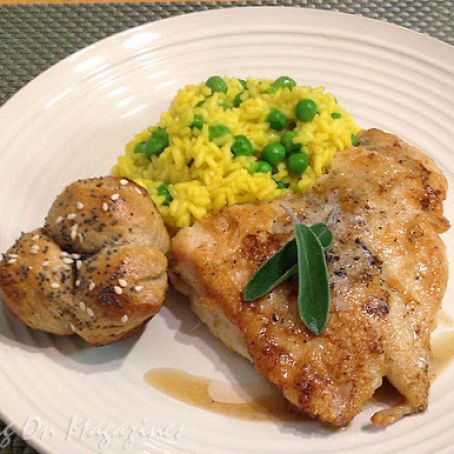 Sauteed Chicken with Sage Browned Butter from Cooking Light Magazine, January/February 2011