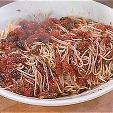 Pasta Puttanesca (Rachael Ray)