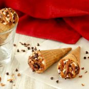 Samoas-Style Cannoli Cones