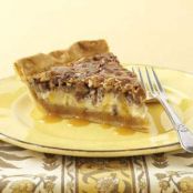 Caramel Pecan Cheesecake Pie