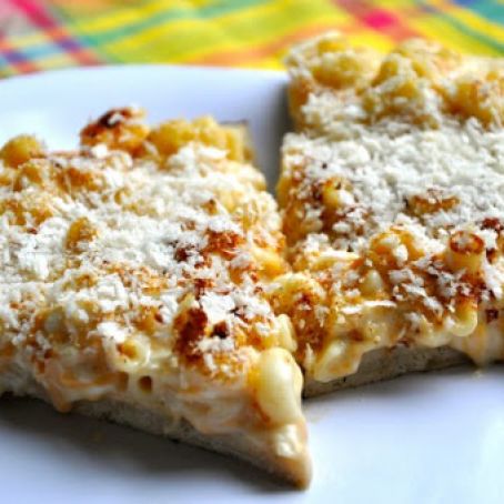 Vegan Mac and Cheese Pizza