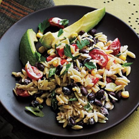 Orzo Salad with Spicy Buttermilk Dressing