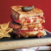 Grilled Gruyère and Olive Tapenade Sandwiches