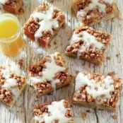 Bananas Foster Coffee Cake with Vanilla-Rum Sauce