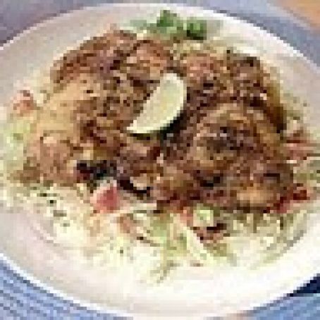 Grilled Curry Cornish Hens