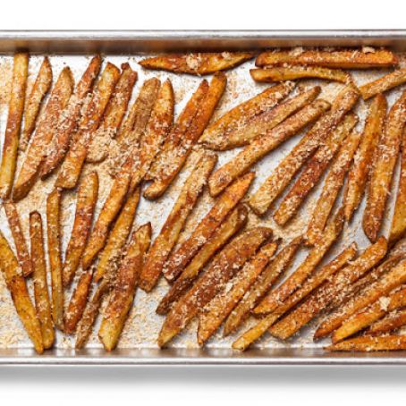 Oven-Crispy French Fries With Paprika-Parmesan Salt - Emeril Lagasse
