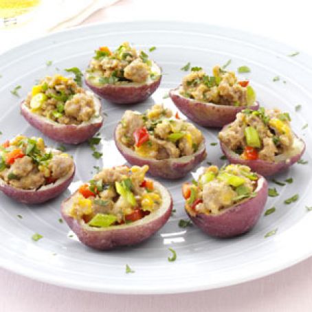 2013 Sausage-Stuffed Red Potatoes