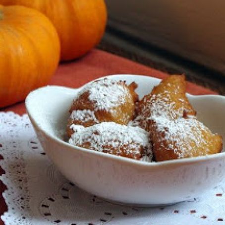 Golden Ricotta Pumpkin Fritters