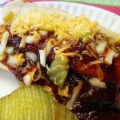 Hot Dogs with Dr Pepper Barbecue Sauce