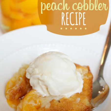 Easy Peach Cobbler