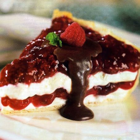 Raspberry & Cream Pie