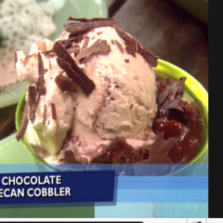 Chocolate Pecan Cobbler