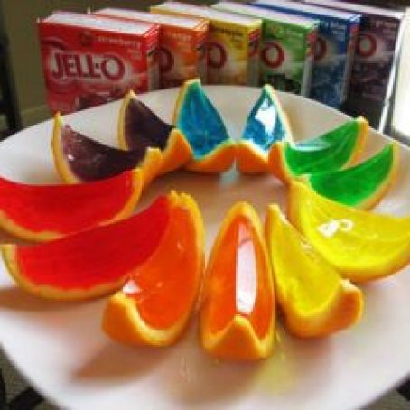 Jello Orange Slices