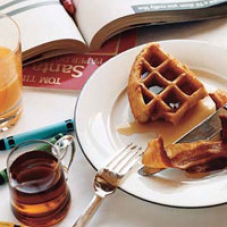 Cornmeal-and-Ricotta Waffles