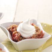 Makeover Strawberry Rhubarb Crunch