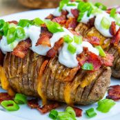 Fully Loaded Hasselback Potatoes