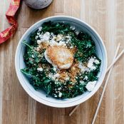 Kale Salad with Garlicky Panko