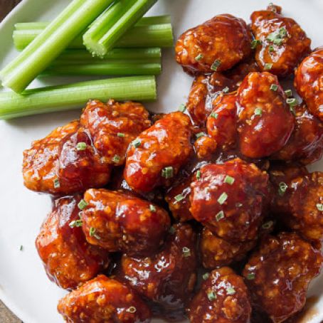 Crunchy BBQ Popcorn Chicken