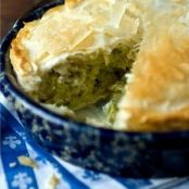 GREEK CABBAGE PIE w/DILL & FETA