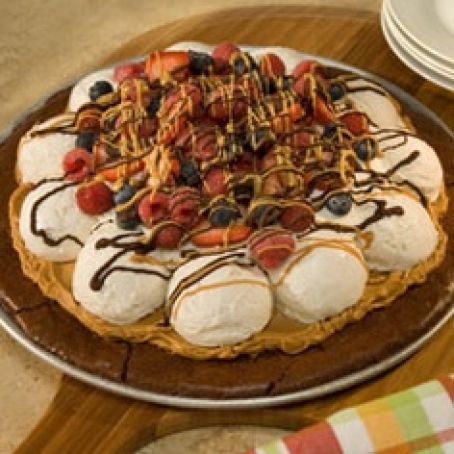 Brownie Ice Cream Pizza