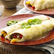Black Bean and Veggie Enchiladas