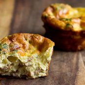 Mini Frittata Cups with Mascarpone and Prosciutto