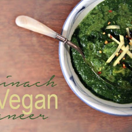 Vegan and Gluten-Free Palak ‘Paneer’