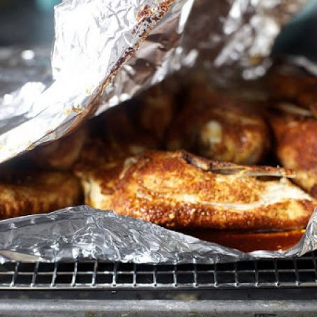 Slow-and-Low Dry Rub Oven Chicken