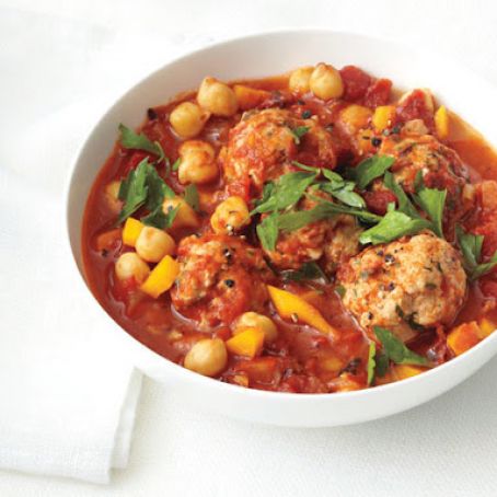 Spanish Turkey Meatball Stew