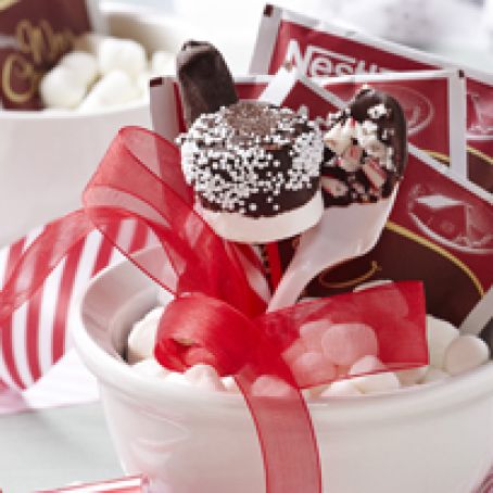 Hot Cocoa Gift with Holiday Dippers