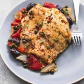 SLOW COOKER MEDITERRANEAN CHICKEN