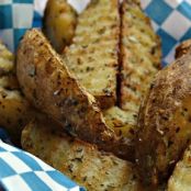 Crusty Herb Potato Wedges