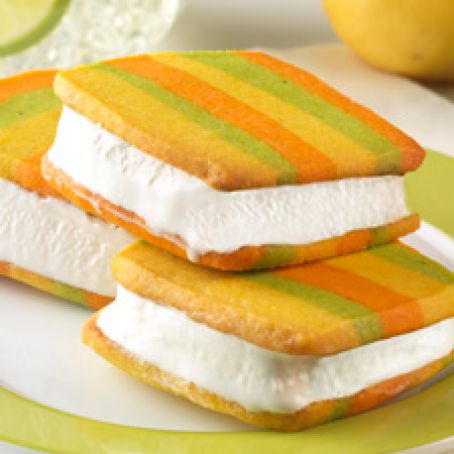 Citrus Stripe Cookies