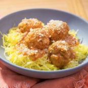 Pumpkin Meatballs with Cinnamon-Sage Tomato Sauce (FoodNetwork)
