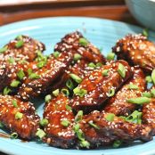 Crispy Sticky Baked Chicken Wings